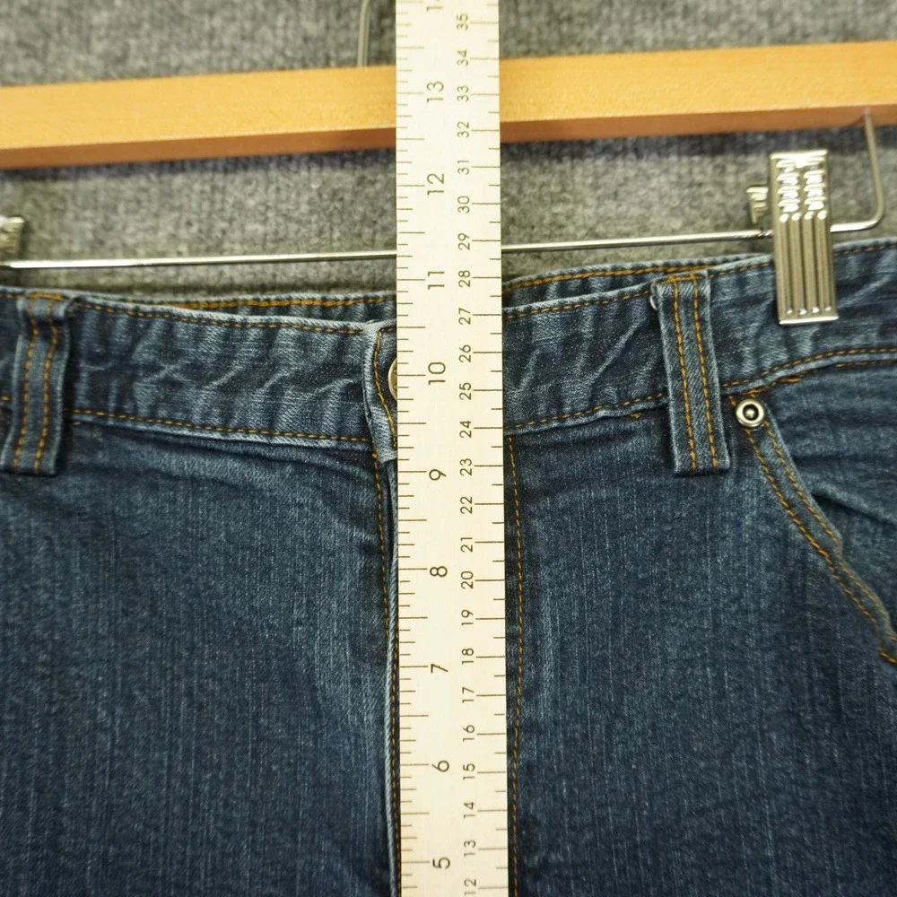 Duluth Trading Flex Weekender Jeans Mens 38x32 Blue Fit Straight Leg Stretch